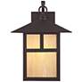 Montclair Mission 13.75-in H Bronze Medium Base (E-26) Outdoor Wall Light