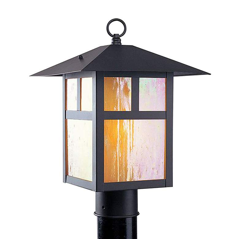 Image 2 Montclair Mission 15" High Bronze Outdoor Post Light