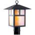 Montclair Mission 15" High Bronze Outdoor Post Light