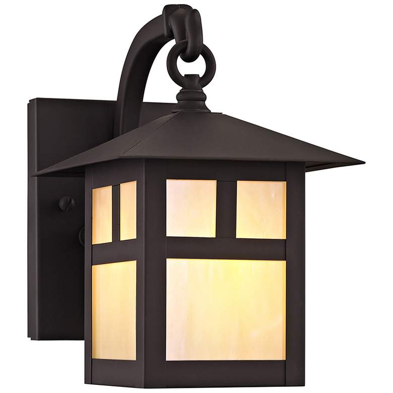 Image 3 Montclair Mission 8 1/2" High Bronze Outdoor Wall Light