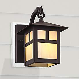 Image2 of Montclair Mission 8 1/2" High Bronze Outdoor Wall Light