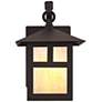 Montclair Mission 8 1/2" High Bronze Outdoor Wall Light in scene