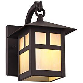 Image5 of Montclair Mission 8 1/2" High Bronze Outdoor Wall Light more views