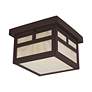 5_Montclair Mission 8" Wide Bronze Outdoor Flushmount Ceiling Light more views