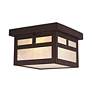 6_Montclair Mission 8" Wide Bronze Outdoor Flushmount Ceiling Light more views