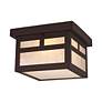 7_Montclair Mission 8" Wide Bronze Outdoor Flushmount Ceiling Light more views