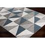 Thumbnail2 of Monte Carlo MNC2307 7'10" x 10'2" Gray and Blue Area Rug more views
