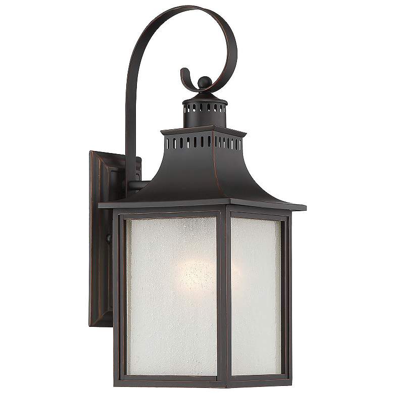 Image 4 Monte Grande 1-Light Outdoor Wall Lantern in English Bronze more views