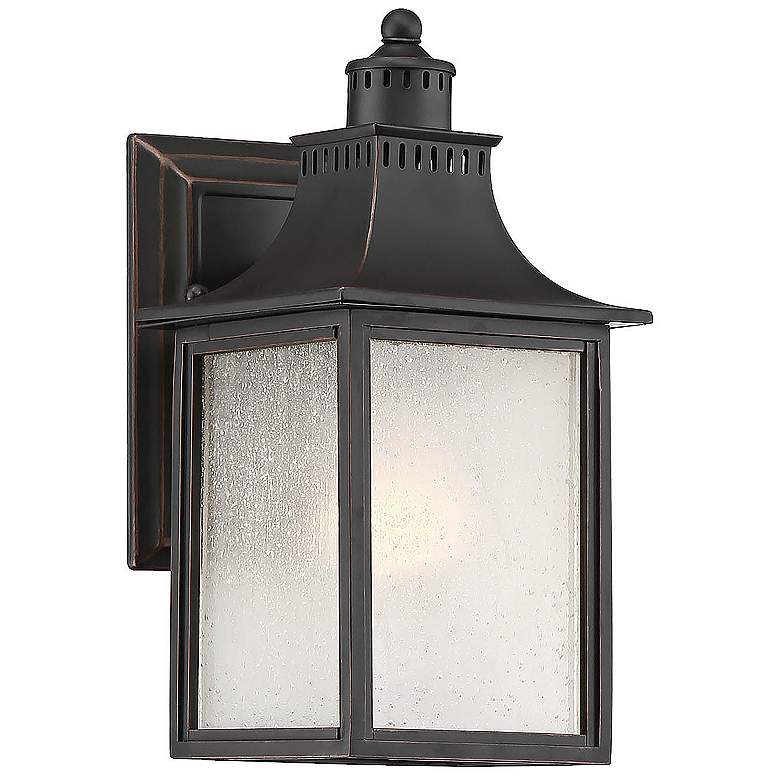 Image 4 Monte Grande 1-Light Outdoor Wall Lantern in English Bronze more views