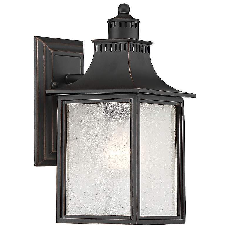 Image 5 Monte Grande 1-Light Outdoor Wall Lantern in English Bronze more views