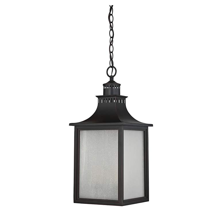 Image 3 Monte Grande 22 1/2"H Bronze 3-Light Outdoor Hanging Light more views