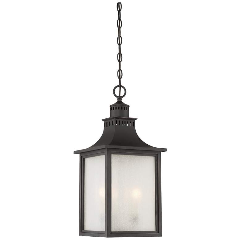 Image 1 Monte Grande 3-Light Outdoor Hanging Lantern in Slate