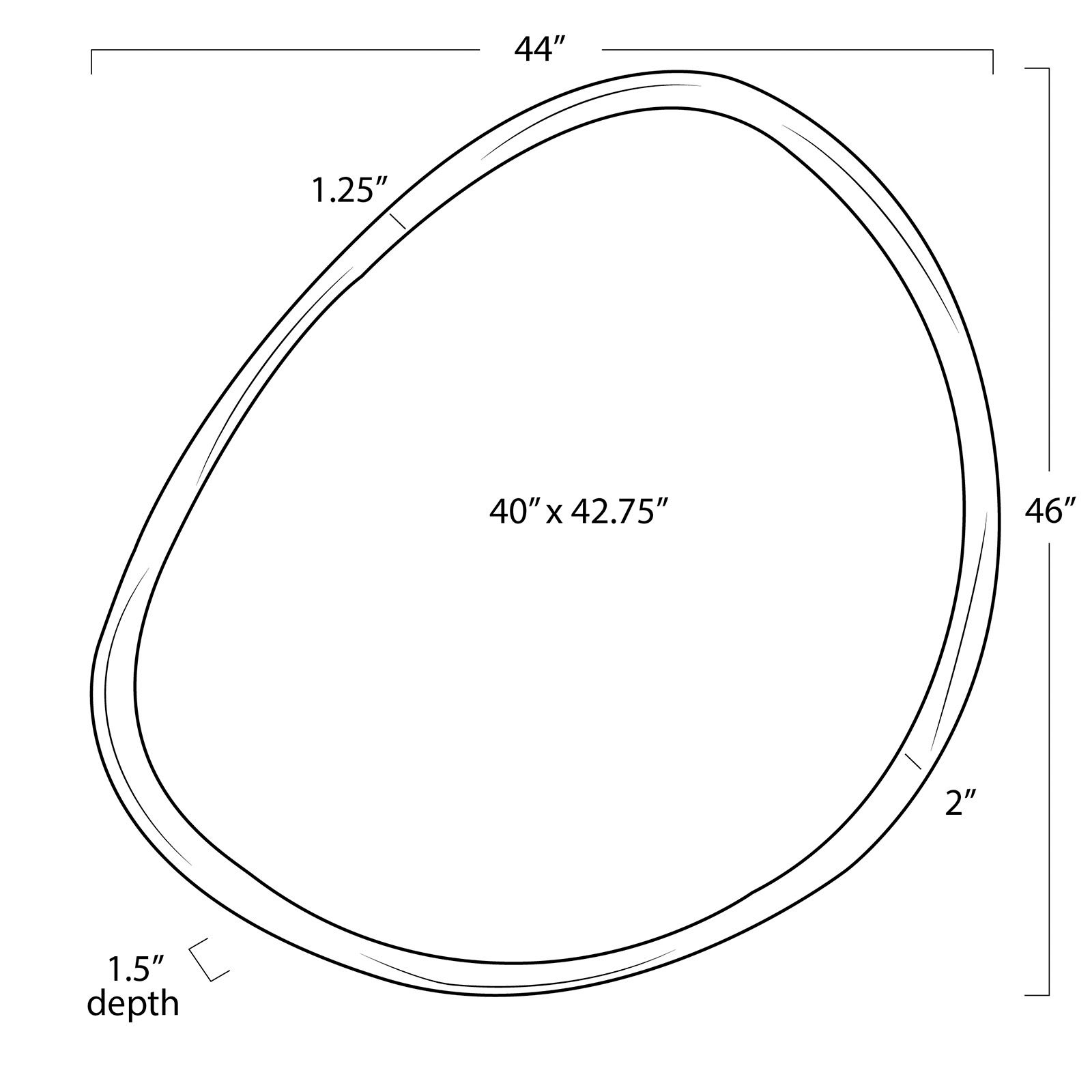 Image 5 Monte Mirror (Antique Gold Leaf) more views