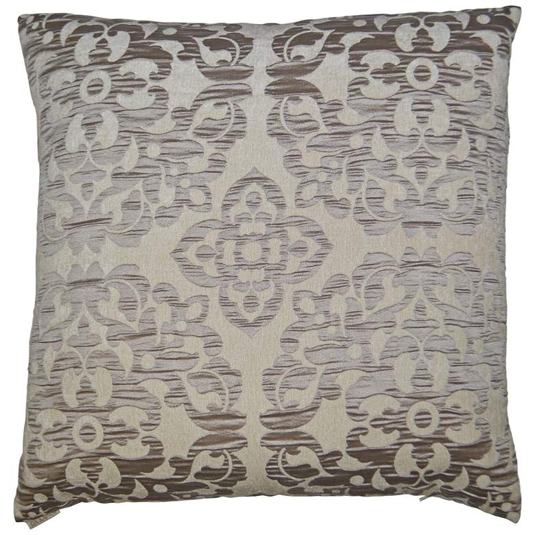 Image 1 Monte Taupe 24 inch Square Decorative Throw Pillow
