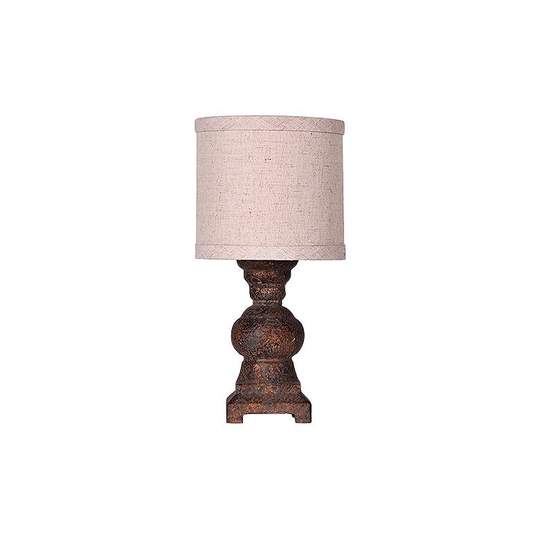 Image 1 Monte Urn Accent Table Lamp in Distressed Bronze