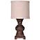 Monte Urn Accent Table Lamp in Distressed Bronze
