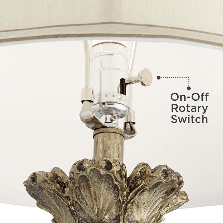 Image 5 Montebello Antique Gold Mercury Glass Table Lamp more views
