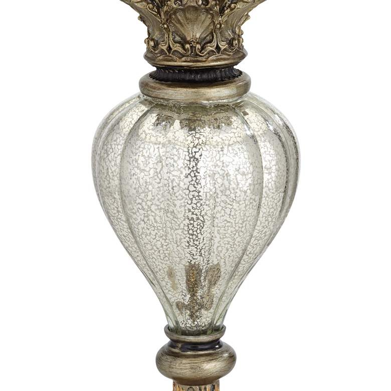 Image 6 Montebello Antique Gold Mercury Glass Table Lamp more views
