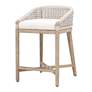 Montecito 27" Natural Gray Mahogany Counter Stool