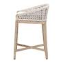 Montecito 27" Natural Gray Mahogany Counter Stool