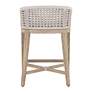 Montecito 27" Natural Gray Mahogany Counter Stool