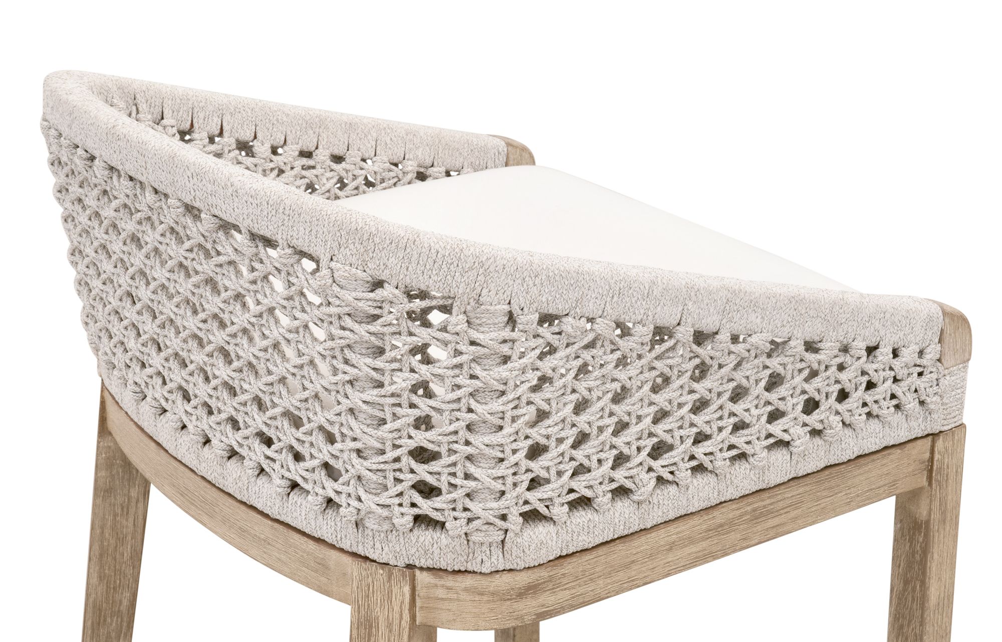 Montecito 27" Natural Gray Mahogany Counter Stool