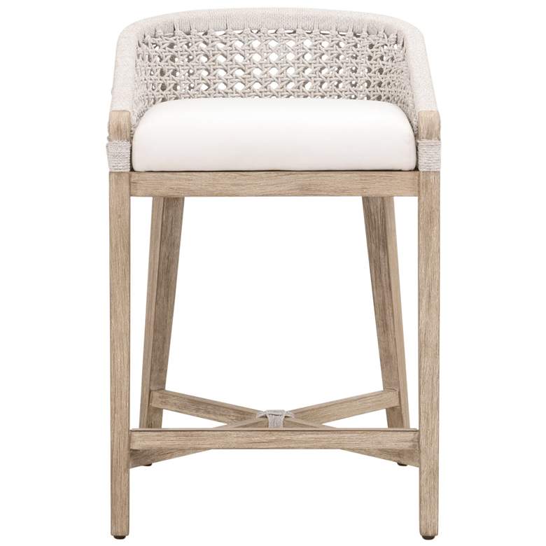 Image 1 Montecito Counter Stool, White Speckle Round Rope, LiveSmart Peyton-Pearl