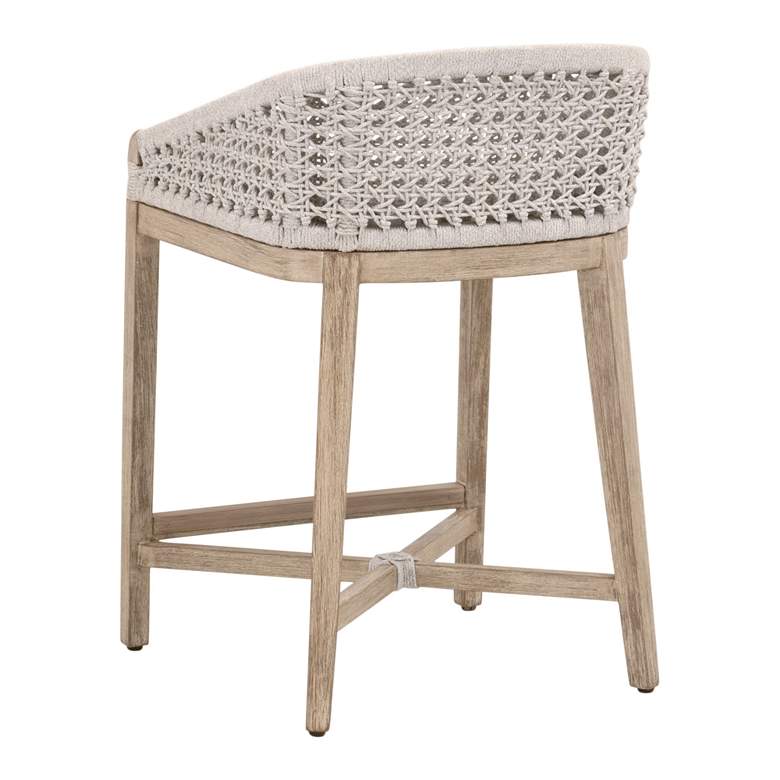 Image 4 Montecito Counter Stool, White Speckle Round Rope, LiveSmart Peyton-Pearl more views