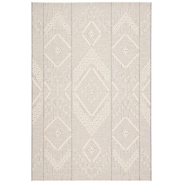 Image 1 Monteclair Shiloh MOC04 5'3"x7'6" Gray Cream Tribal Area