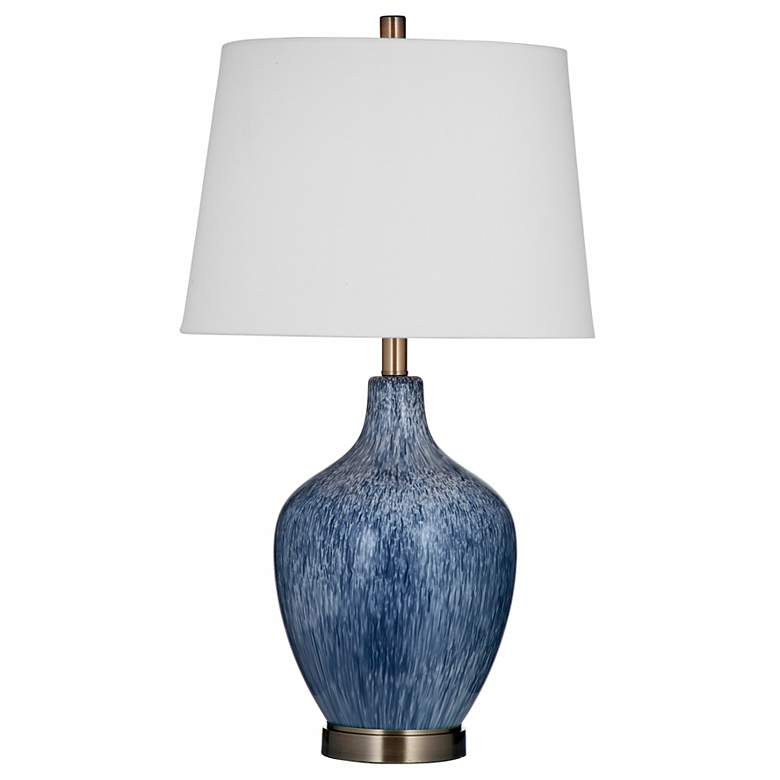 Image 1 Montego Blue Ceramic Table Lamp