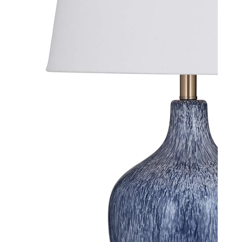 Image 2 Montego Blue Ceramic Table Lamp more views