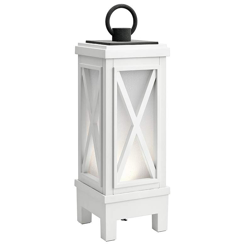 Image 1 Montego White LED Portable Lantern w/ Bluetooth Speaker