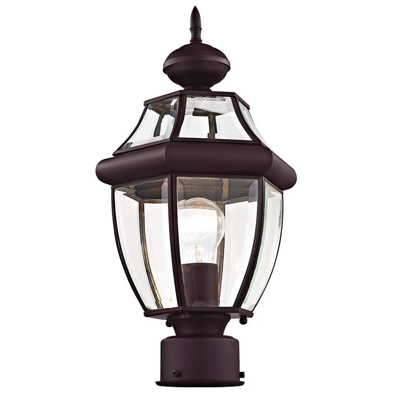 Image 4 Monterey 1 Light Bronze Outdoor Post Top Lantern more views