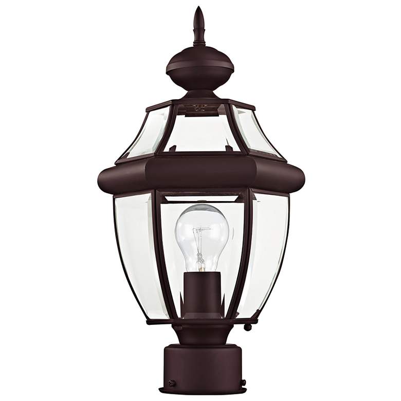 Image 5 Monterey 1 Light Bronze Outdoor Post Top Lantern more views