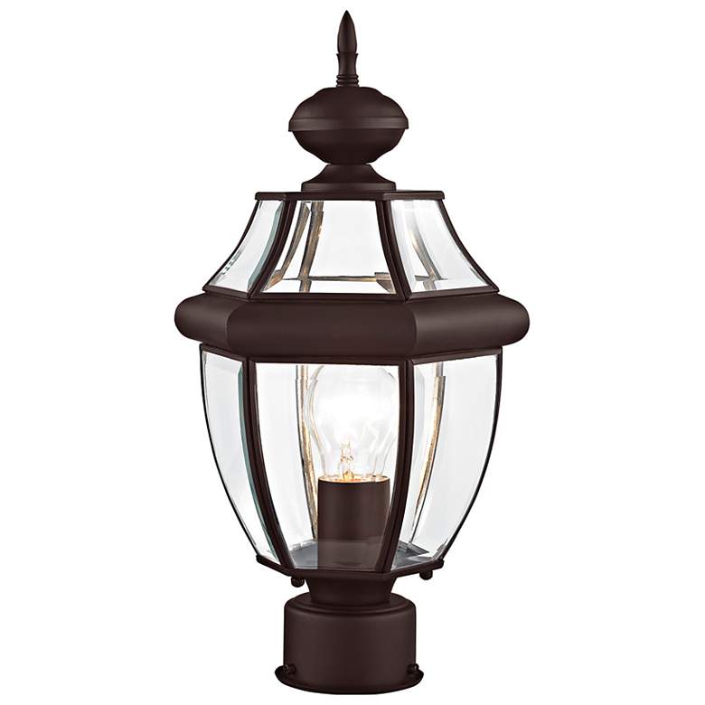 Image 6 Monterey 1 Light Bronze Outdoor Post Top Lantern more views