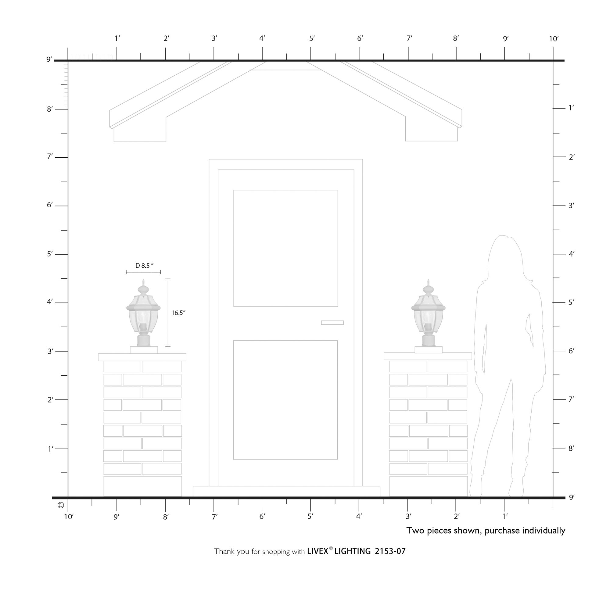 Monterey 1 Light Bronze Outdoor Post Top Lantern