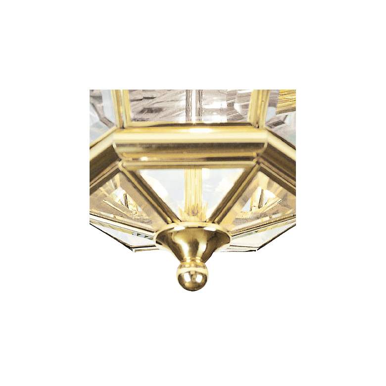 Image 2 Monterey 10 1/2" Wide Brass Outdoor Ceiling Light more views