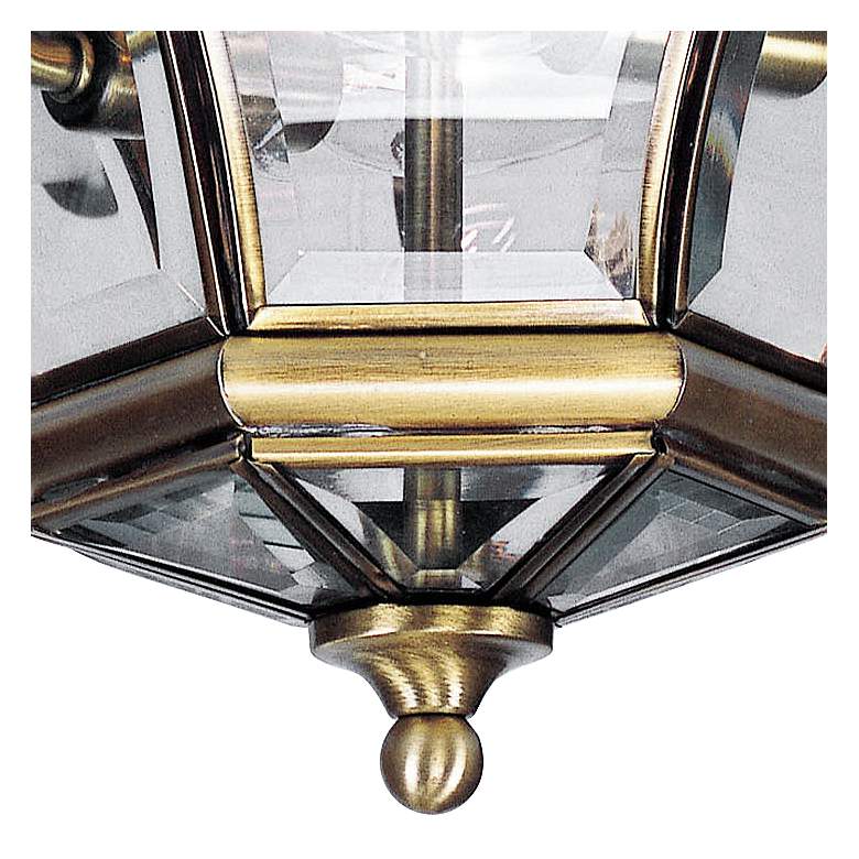 Image 2 Monterey 10 1/2" Wide Brass Outdoor Ceiling Light more views