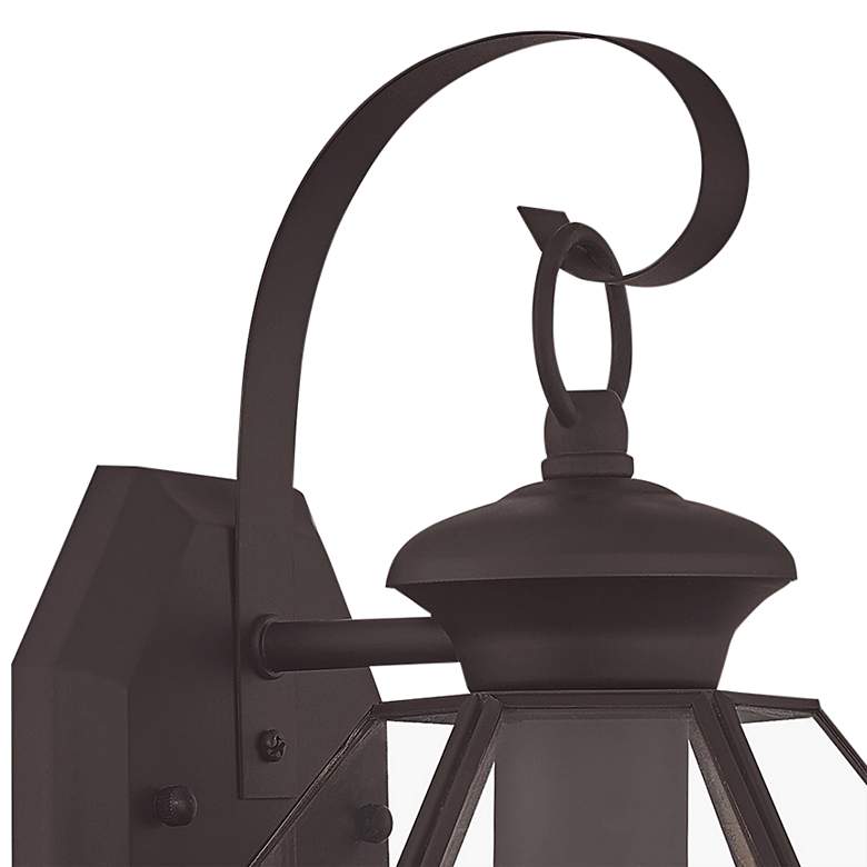 Image 4 Monterey 12.5-in H Bronze Medium Base (E-26) Outdoor Wall Light more views