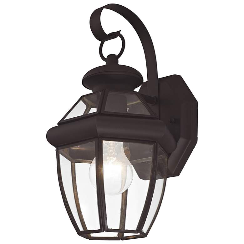 Image 7 Monterey 12.5-in H Bronze Medium Base (E-26) Outdoor Wall Light more views
