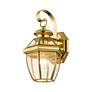 5_Monterey 12.5-in H Polished Brass Medium Base (E-26) Outdoor Wall Light more views