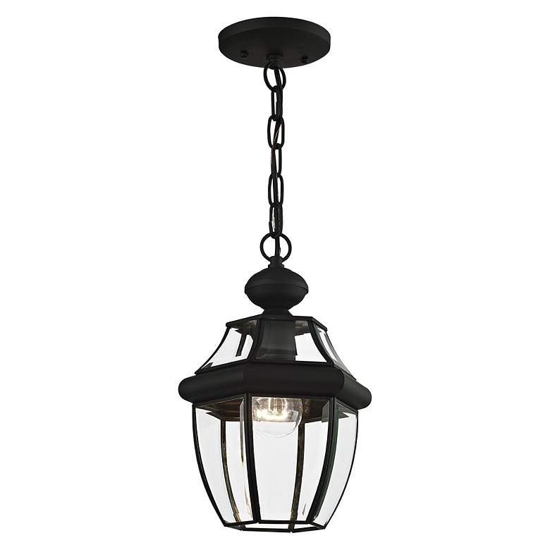 Image 4 Monterey 12.75-in Black Outdoor Pendant Light more views