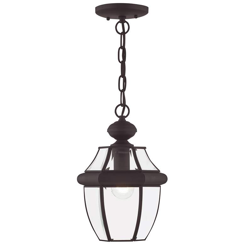 Image 1 Monterey 12.75-in Bronze Outdoor Pendant Light