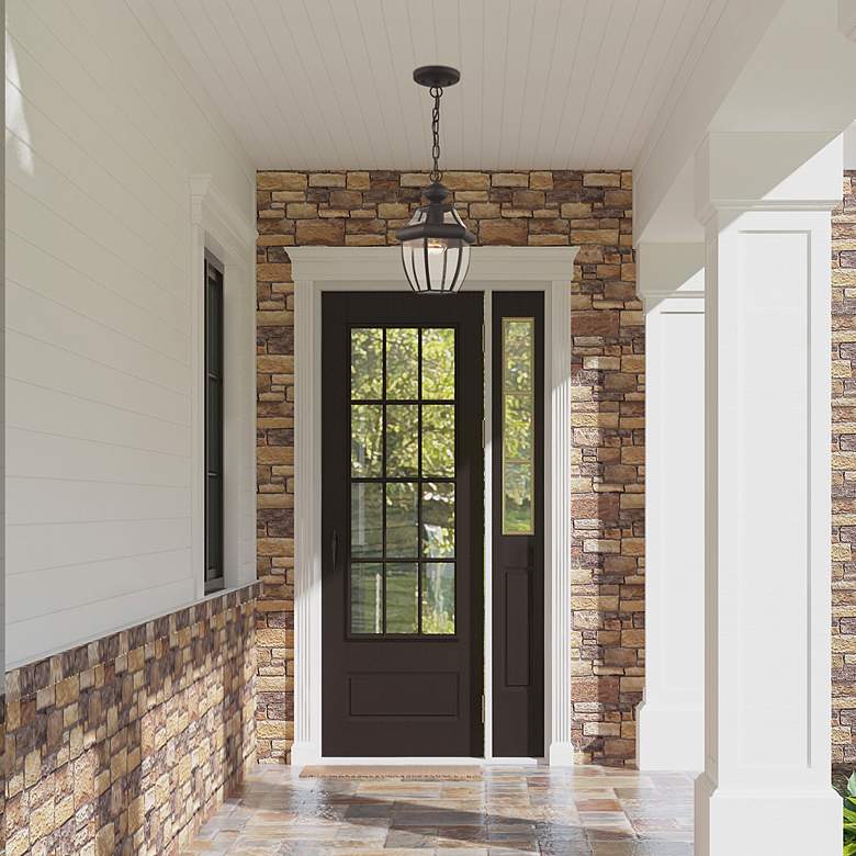Image 6 Monterey 12.75-in Bronze Outdoor Pendant Light more views
