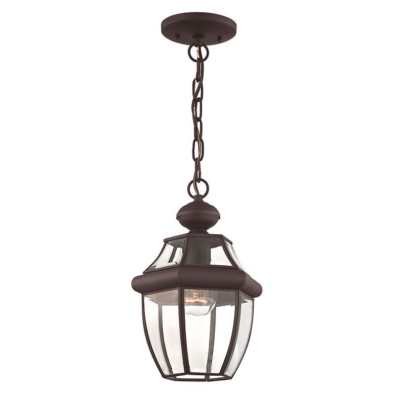 Image 7 Monterey 12.75-in Bronze Outdoor Pendant Light more views