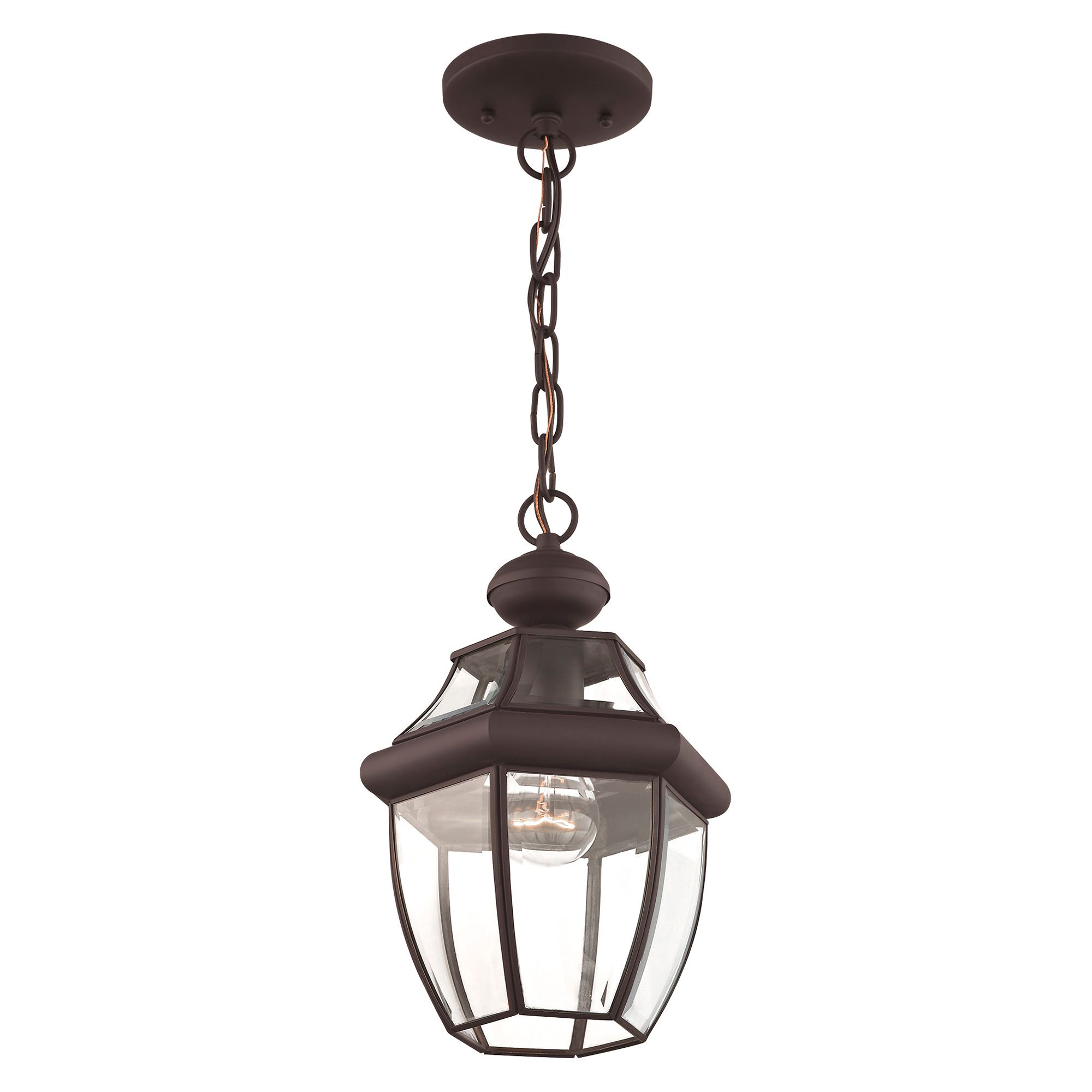 Monterey 12.75-in Bronze Outdoor Pendant Light