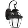 2_Monterey 12 1/2 "High Black Outdoor Wall Light