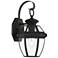 Monterey 12 1/2 "High Black Outdoor Wall Light
