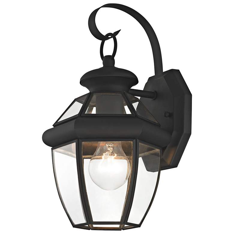 Image 3 Monterey 12 1/2 "High Black Outdoor Wall Light more views