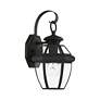 3_Monterey 12 1/2 "High Black Outdoor Wall Light more views